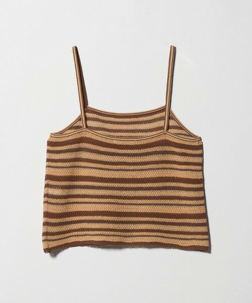 BEAUTY&YOUTH UNITED ARROWS / ビューティー&ユース ユナイテッドアローズ キャミソール・チューブトップ | コットン メッシュ ボーダー キャミソール | 詳細10