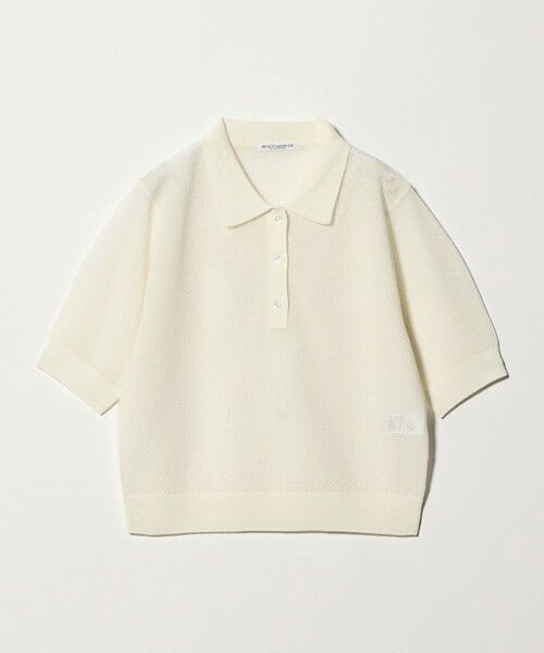 BEAUTY&YOUTH UNITED ARROWS / ビューティー&ユース ユナイテッドアローズ ニット・セーター | メッシュ ポロニット プルオーバー ウォッシャブル | 詳細7