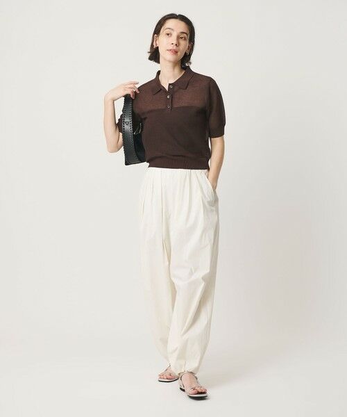 BEAUTY&YOUTH UNITED ARROWS / ビューティー&ユース ユナイテッドアローズ ニット・セーター | メッシュ ポロニット プルオーバー ウォッシャブル | 詳細18