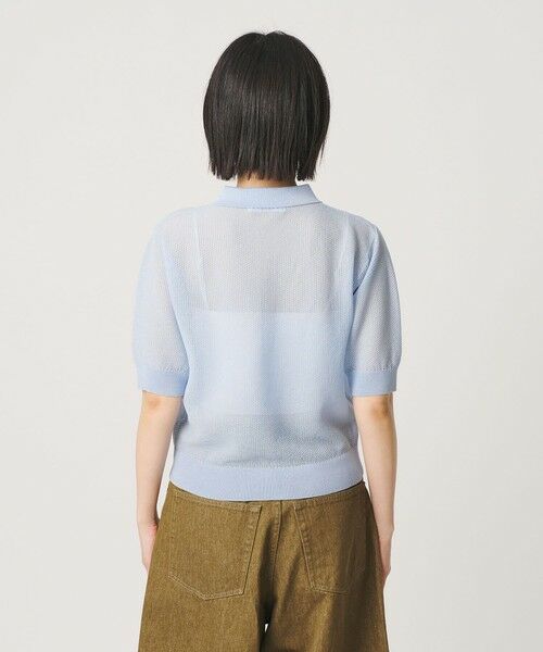 BEAUTY&YOUTH UNITED ARROWS / ビューティー&ユース ユナイテッドアローズ ニット・セーター | メッシュ ポロニット プルオーバー ウォッシャブル | 詳細23