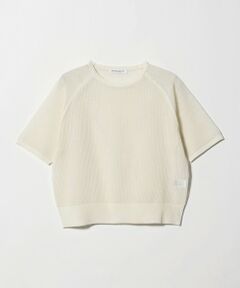 BEAUTY&YOUTH UNITED ARROWS / ビューティー&ユース ユナイテッドアローズ ニット・セーター | メッシュ ラグランスリーブ ニットプルオーバー ウォッシャブル