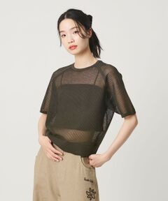 BEAUTY&YOUTH UNITED ARROWS / ビューティー&ユース ユナイテッドアローズ ニット・セーター | メッシュ ラグランスリーブ ニットプルオーバー ウォッシャブル