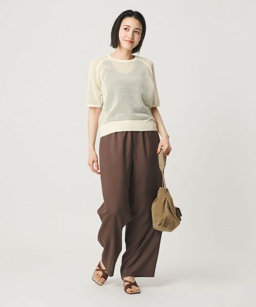 BEAUTY&YOUTH UNITED ARROWS / ビューティー&ユース ユナイテッドアローズ ニット・セーター | メッシュ ラグランスリーブ ニットプルオーバー ウォッシャブル | 詳細3