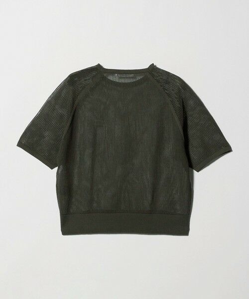 BEAUTY&YOUTH UNITED ARROWS / ビューティー&ユース ユナイテッドアローズ ニット・セーター | メッシュ ラグランスリーブ ニットプルオーバー ウォッシャブル | 詳細4