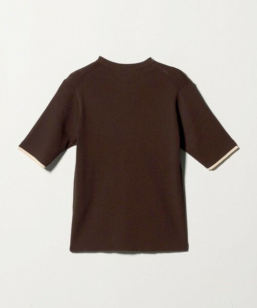 BEAUTY&YOUTH UNITED ARROWS / ビューティー&ユース ユナイテッドアローズ ニット・セーター | リブライン ショートスリーブ ニットプルオーバー ウォッシャブル | 詳細3