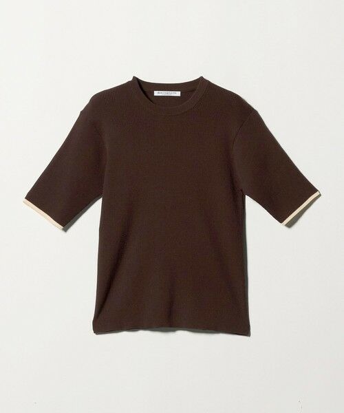 BEAUTY&YOUTH UNITED ARROWS / ビューティー&ユース ユナイテッドアローズ ニット・セーター | リブライン ショートスリーブ ニットプルオーバー ウォッシャブル | 詳細13
