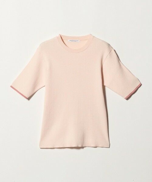BEAUTY&YOUTH UNITED ARROWS / ビューティー&ユース ユナイテッドアローズ ニット・セーター | リブライン ショートスリーブ ニットプルオーバー ウォッシャブル | 詳細24