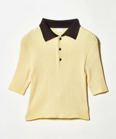BEAUTY&YOUTH UNITED ARROWS / ビューティー&ユース ユナイテッドアローズ ニット・セーター | ＜NEPLA.＞リブ ショートスリーブ ポロニット
