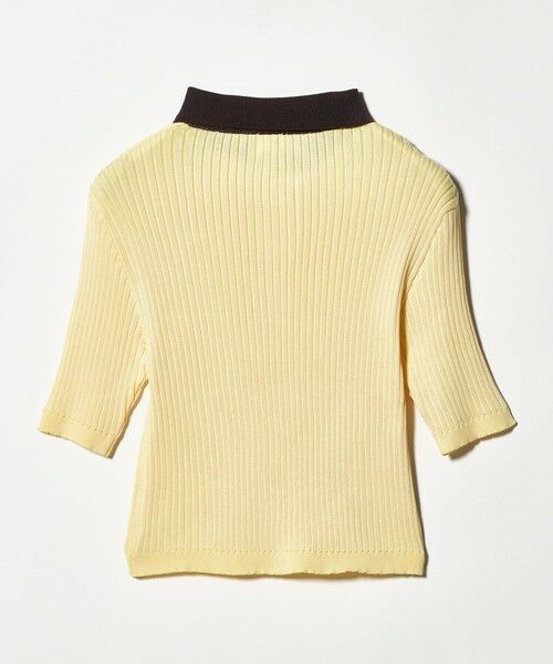 BEAUTY&YOUTH UNITED ARROWS / ビューティー&ユース ユナイテッドアローズ ニット・セーター | ＜NEPLA.＞リブ ショートスリーブ ポロニット | 詳細1