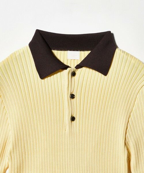 BEAUTY&YOUTH UNITED ARROWS / ビューティー&ユース ユナイテッドアローズ ニット・セーター | ＜NEPLA.＞リブ ショートスリーブ ポロニット | 詳細2