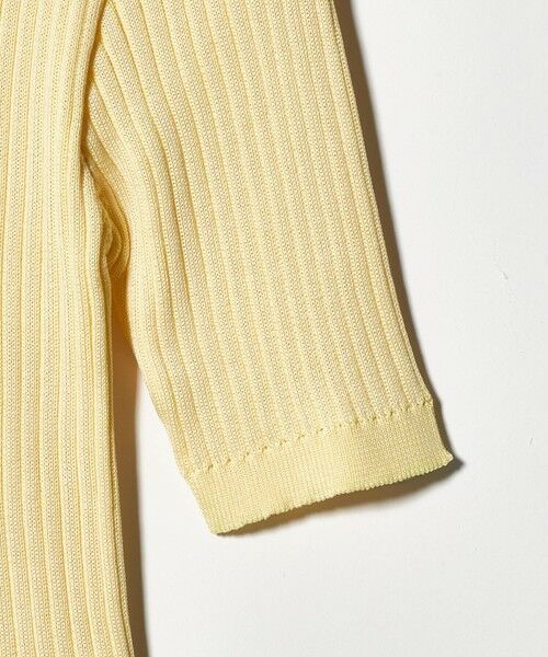 BEAUTY&YOUTH UNITED ARROWS / ビューティー&ユース ユナイテッドアローズ ニット・セーター | ＜NEPLA.＞リブ ショートスリーブ ポロニット | 詳細3
