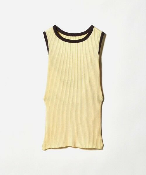 BEAUTY&YOUTH UNITED ARROWS / ビューティー&ユース ユナイテッドアローズ ニット・セーター | ＜NEPLA.＞リブ 2WAY ノースリーブニット（YELLOW）