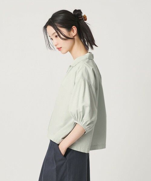 BEAUTY&YOUTH UNITED ARROWS / ビューティー&ユース ユナイテッドアローズ チュニック | コットン麻 スキッパー チュニック ウォッシャブル | 詳細8
