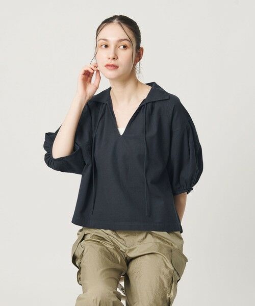 BEAUTY&YOUTH UNITED ARROWS / ビューティー&ユース ユナイテッドアローズ チュニック | コットン麻 スキッパー チュニック ウォッシャブル | 詳細17