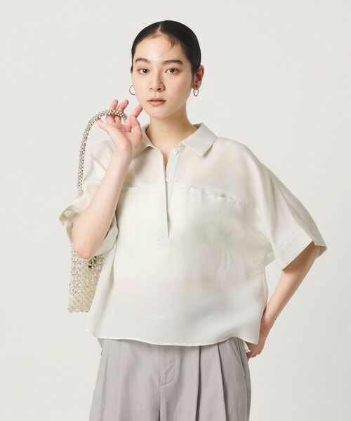 BEAUTY&YOUTH UNITED ARROWS / ビューティー&ユース ユナイテッドアローズ シャツ・ブラウス | レーヨンポリエステル ストライプ チュニック | 詳細6