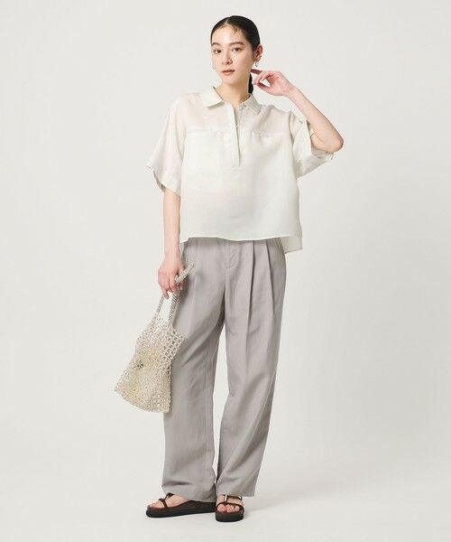 BEAUTY&YOUTH UNITED ARROWS / ビューティー&ユース ユナイテッドアローズ シャツ・ブラウス | レーヨンポリエステル ストライプ チュニック | 詳細7