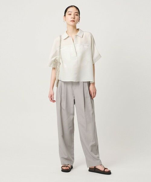 BEAUTY&YOUTH UNITED ARROWS / ビューティー&ユース ユナイテッドアローズ シャツ・ブラウス | レーヨンポリエステル ストライプ チュニック | 詳細8