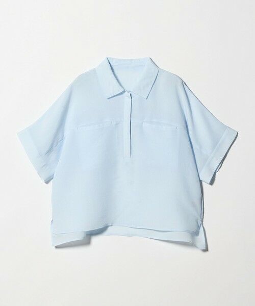 BEAUTY&YOUTH UNITED ARROWS / ビューティー&ユース ユナイテッドアローズ シャツ・ブラウス | レーヨンポリエステル ストライプ チュニック（LT.BLUE）