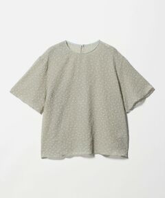 BEAUTY&YOUTH UNITED ARROWS / ビューティー&ユース ユナイテッドアローズ シャツ・ブラウス | ドットシアー ショートスリーブ ブラウス ウォッシャブル