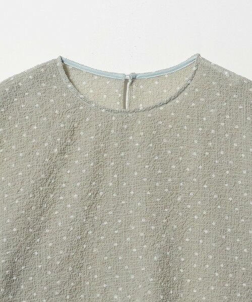 BEAUTY&YOUTH UNITED ARROWS / ビューティー&ユース ユナイテッドアローズ シャツ・ブラウス | ドットシアー ショートスリーブ ブラウス ウォッシャブル | 詳細6