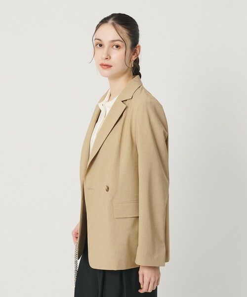 BEAUTY&YOUTH UNITED ARROWS / ビューティー&ユース ユナイテッドアローズ テーラードジャケット | ポリエステル ダブルジャケット 吸水速乾 防シワ ウォッシャブル | 詳細1