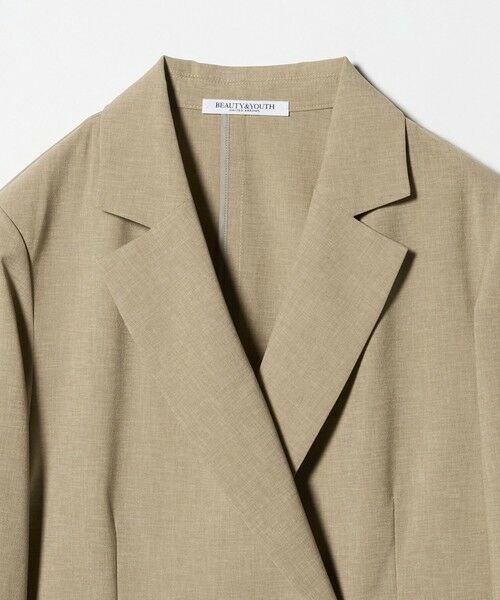 BEAUTY&YOUTH UNITED ARROWS / ビューティー&ユース ユナイテッドアローズ テーラードジャケット | ポリエステル ダブルジャケット 吸水速乾 防シワ ウォッシャブル | 詳細8