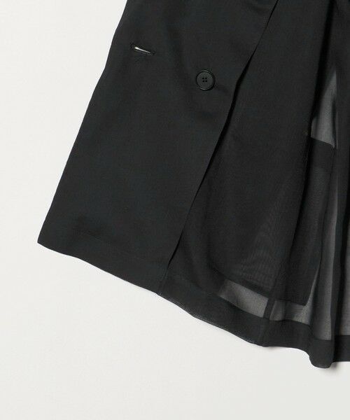 BEAUTY&YOUTH UNITED ARROWS / ビューティー&ユース ユナイテッドアローズ テーラードジャケット | ポリエステル シアー ダブルジャケット ウォッシャブル | 詳細6