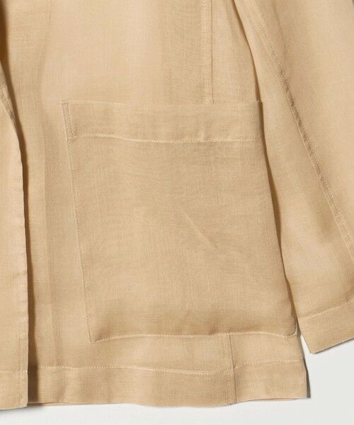 BEAUTY&YOUTH UNITED ARROWS / ビューティー&ユース ユナイテッドアローズ テーラードジャケット | ポリエステル シアー ダブルジャケット ウォッシャブル | 詳細18