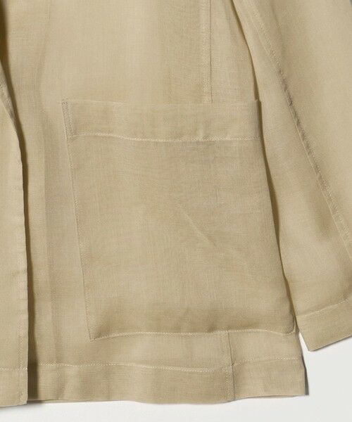 BEAUTY&YOUTH UNITED ARROWS / ビューティー&ユース ユナイテッドアローズ テーラードジャケット | ポリエステル シアー ダブルジャケット ウォッシャブル | 詳細7