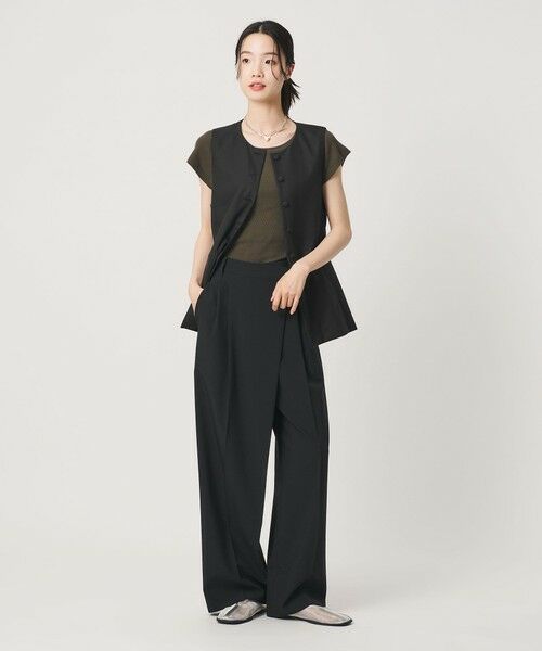 BEAUTY&YOUTH UNITED ARROWS / ビューティー&ユース ユナイテッドアローズ ベスト | セルロースナイロンオックス クルーネック ベスト | 詳細9