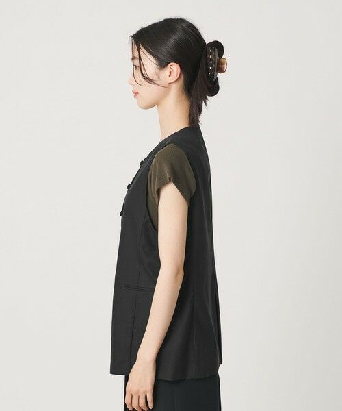 BEAUTY&YOUTH UNITED ARROWS / ビューティー&ユース ユナイテッドアローズ ベスト | セルロースナイロンオックス クルーネック ベスト | 詳細12