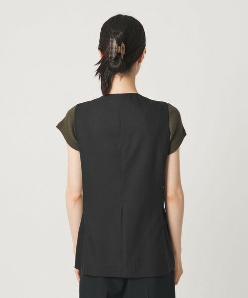 BEAUTY&YOUTH UNITED ARROWS / ビューティー&ユース ユナイテッドアローズ ベスト | セルロースナイロンオックス クルーネック ベスト | 詳細13