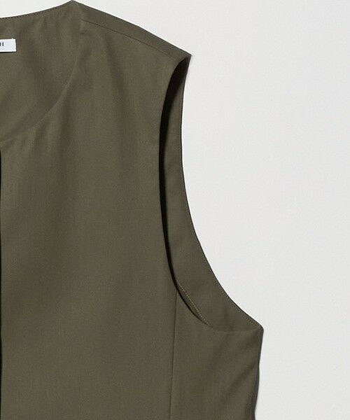 BEAUTY&YOUTH UNITED ARROWS / ビューティー&ユース ユナイテッドアローズ ベスト | セルロースナイロンオックス クルーネック ベスト | 詳細9