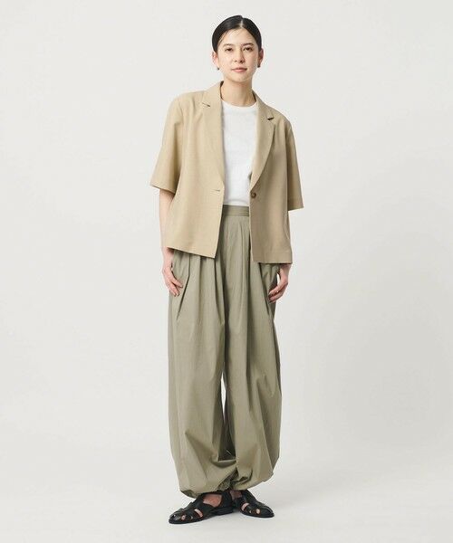 BEAUTY&YOUTH UNITED ARROWS / ビューティー&ユース ユナイテッドアローズ テーラードジャケット | 【WEB限定 Wardrobe DAILY MINIMAL】メランジ ハーフスリーブジャケット ウォッシャブル | 詳細8