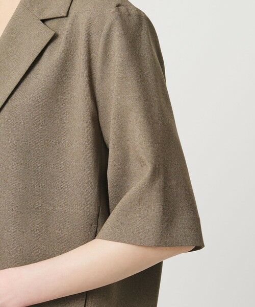 BEAUTY&YOUTH UNITED ARROWS / ビューティー&ユース ユナイテッドアローズ テーラードジャケット | 【WEB限定 Wardrobe DAILY MINIMAL】メランジ ハーフスリーブジャケット ウォッシャブル | 詳細22