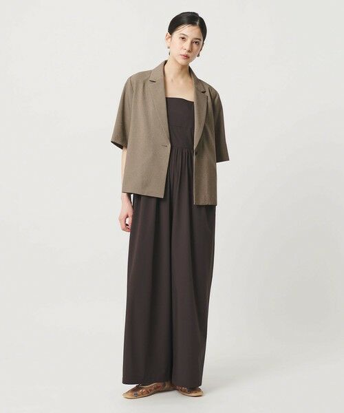 BEAUTY&YOUTH UNITED ARROWS / ビューティー&ユース ユナイテッドアローズ テーラードジャケット | 【WEB限定 Wardrobe DAILY MINIMAL】メランジ ハーフスリーブジャケット ウォッシャブル | 詳細17