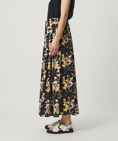 BEAUTY&YOUTH UNITED ARROWS / ビューティー&ユース ユナイテッドアローズ ロング・マキシ丈スカート | 【WEB限定】フラワープリント タックスカート ウォッシャブル | 詳細5