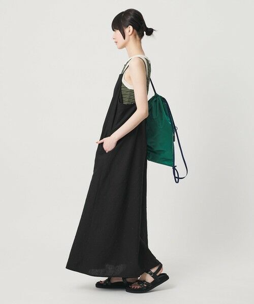 BEAUTY&YOUTH UNITED ARROWS / ビューティー&ユース ユナイテッドアローズ ミニ丈・ひざ丈ワンピース | 麻ブレンド ドット キャミワンピース | 詳細2