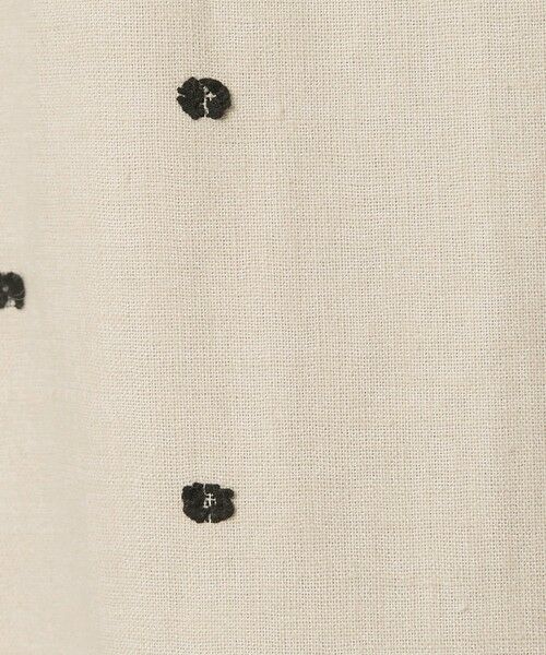 BEAUTY&YOUTH UNITED ARROWS / ビューティー&ユース ユナイテッドアローズ ミニ丈・ひざ丈ワンピース | 麻ブレンド ドット キャミワンピース | 詳細17