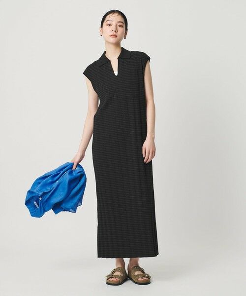 BEAUTY&YOUTH UNITED ARROWS / ビューティー&ユース ユナイテッドアローズ ロング・マキシ丈ワンピース | ボーダー スキッパー マキシワンピース | 詳細1