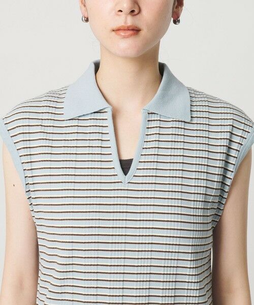 BEAUTY&YOUTH UNITED ARROWS / ビューティー&ユース ユナイテッドアローズ ロング・マキシ丈ワンピース | ボーダー スキッパー マキシワンピース | 詳細11