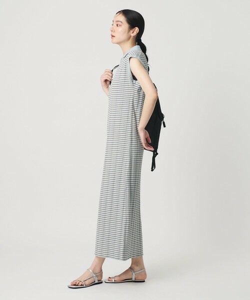 BEAUTY&YOUTH UNITED ARROWS / ビューティー&ユース ユナイテッドアローズ ロング・マキシ丈ワンピース | ボーダー スキッパー マキシワンピース | 詳細6