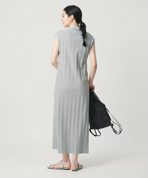 BEAUTY&YOUTH UNITED ARROWS / ビューティー&ユース ユナイテッドアローズ ロング・マキシ丈ワンピース | ボーダー スキッパー マキシワンピース | 詳細7