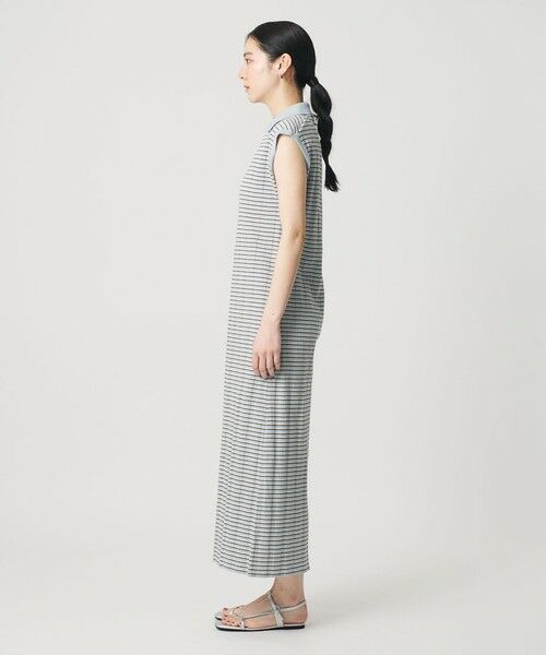 BEAUTY&YOUTH UNITED ARROWS / ビューティー&ユース ユナイテッドアローズ ロング・マキシ丈ワンピース | ボーダー スキッパー マキシワンピース | 詳細9