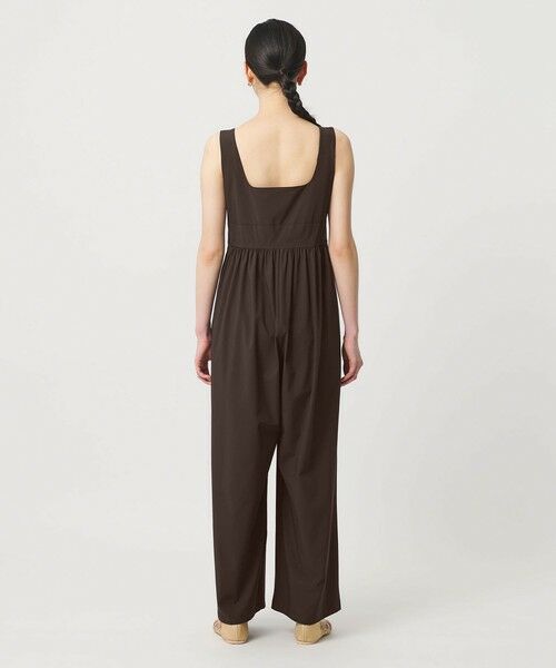 BEAUTY&YOUTH UNITED ARROWS / ビューティー&ユース ユナイテッドアローズ サロペット・オールインワン | 【WEB限定 Wardrobe DAILY MINIMAL】ギャザーノースリーブ オールインワン 接触冷感 UVカット はっ水 | 詳細12
