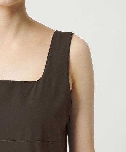 BEAUTY&YOUTH UNITED ARROWS / ビューティー&ユース ユナイテッドアローズ サロペット・オールインワン | 【WEB限定 Wardrobe DAILY MINIMAL】ギャザーノースリーブ オールインワン 接触冷感 UVカット はっ水 | 詳細14