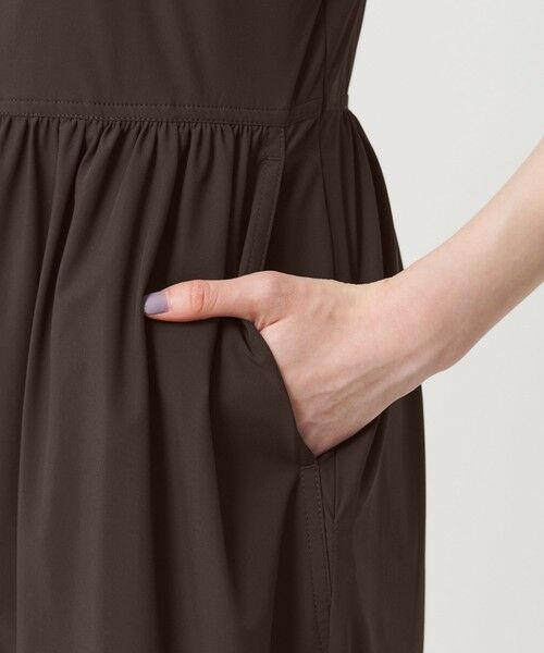 BEAUTY&YOUTH UNITED ARROWS / ビューティー&ユース ユナイテッドアローズ サロペット・オールインワン | 【WEB限定 Wardrobe DAILY MINIMAL】ギャザーノースリーブ オールインワン 接触冷感 UVカット はっ水 | 詳細15