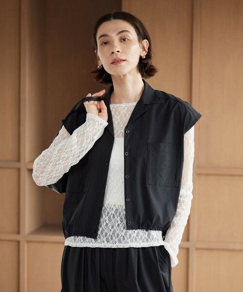 BEAUTY&YOUTH UNITED ARROWS / ビューティー&ユース ユナイテッドアローズ サロペット・オールインワン | 【WEB限定 Wardrobe DAILY MINIMAL】オープンカラーシャツ＆イージーパンツ 接触冷感 UVカット はっ水 | 詳細3