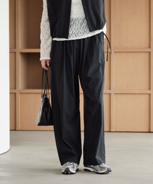 BEAUTY&YOUTH UNITED ARROWS / ビューティー&ユース ユナイテッドアローズ サロペット・オールインワン | 【WEB限定 Wardrobe DAILY MINIMAL】オープンカラーシャツ＆イージーパンツ 接触冷感 UVカット はっ水 | 詳細6