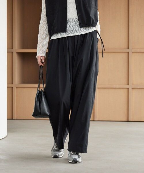 BEAUTY&YOUTH UNITED ARROWS / ビューティー&ユース ユナイテッドアローズ サロペット・オールインワン | 【WEB限定 Wardrobe DAILY MINIMAL】オープンカラーシャツ＆イージーパンツ 接触冷感 UVカット はっ水 | 詳細7
